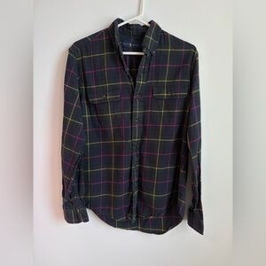 Ralph Lauren Men’s Plaid Flannel Buttoned Shirt Size Small